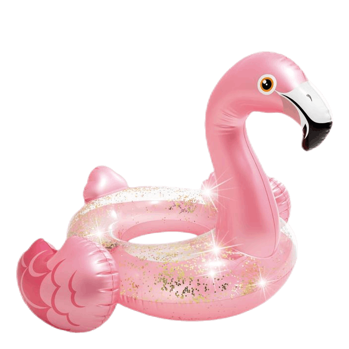 Glitter Flamingo Tube Pink