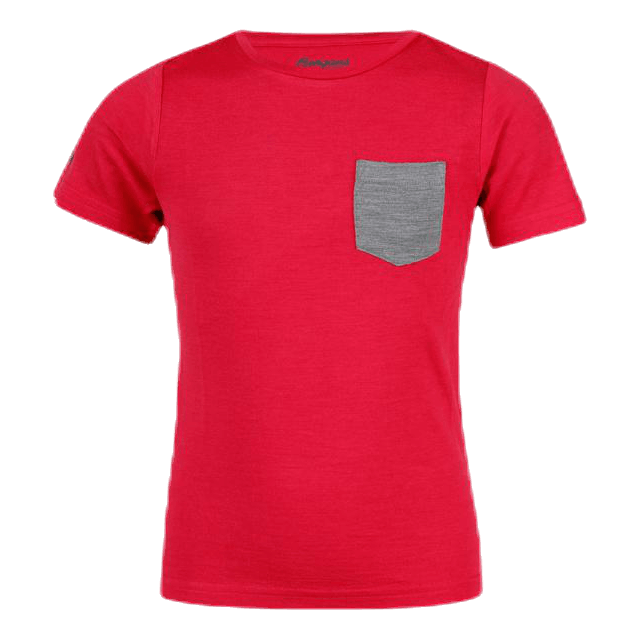 Myske Wool Kids Tee Red