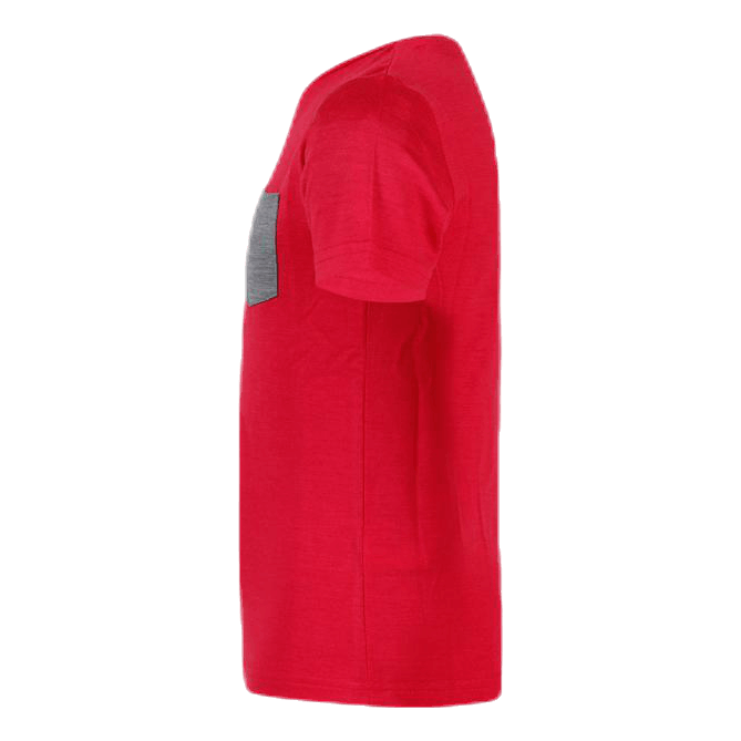 Myske Wool Kids Tee Red