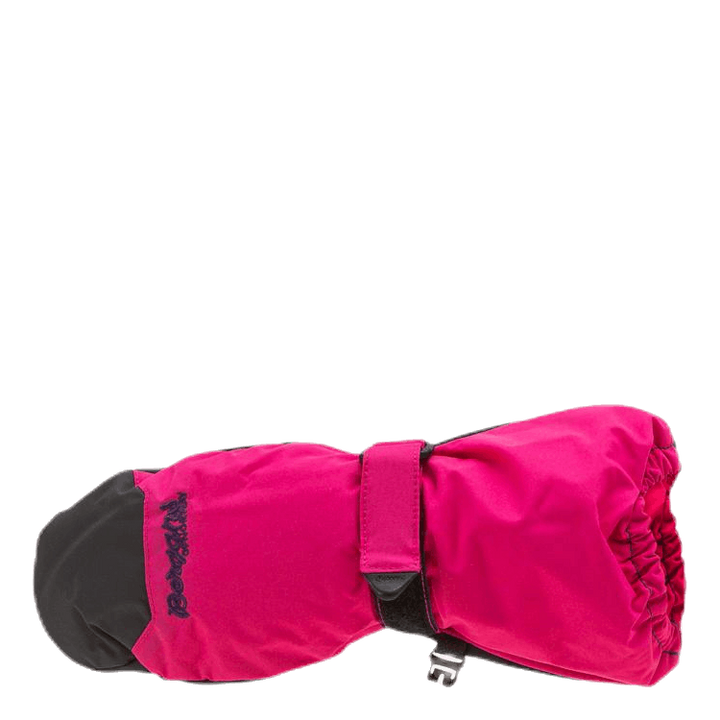 Kids Insulated Mitten Pink/Grey