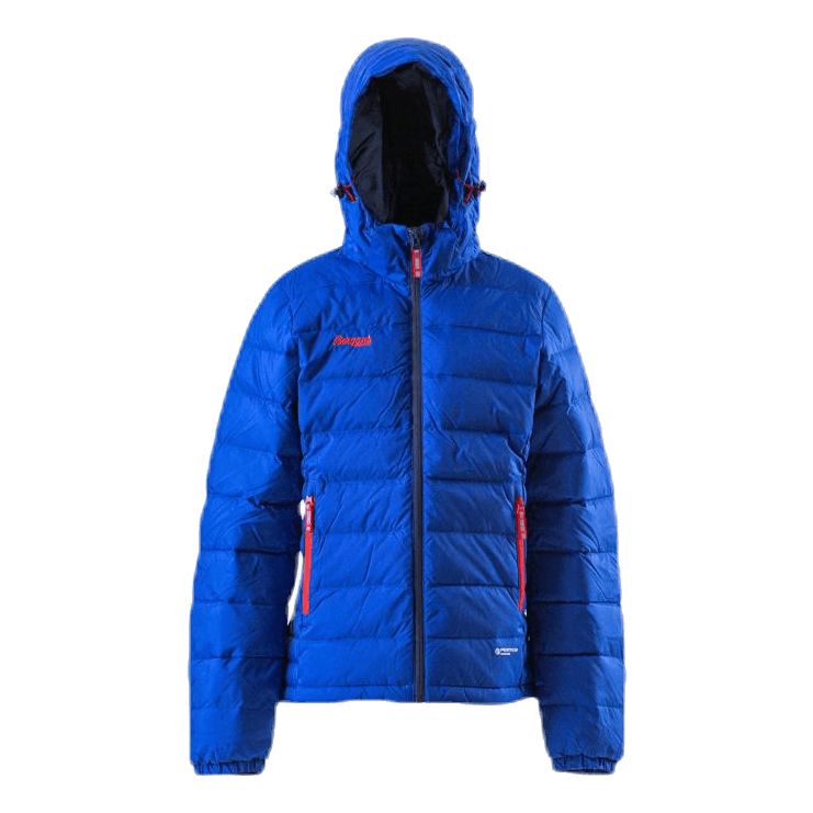 Down Youth Girl Jacket Blue/Red
