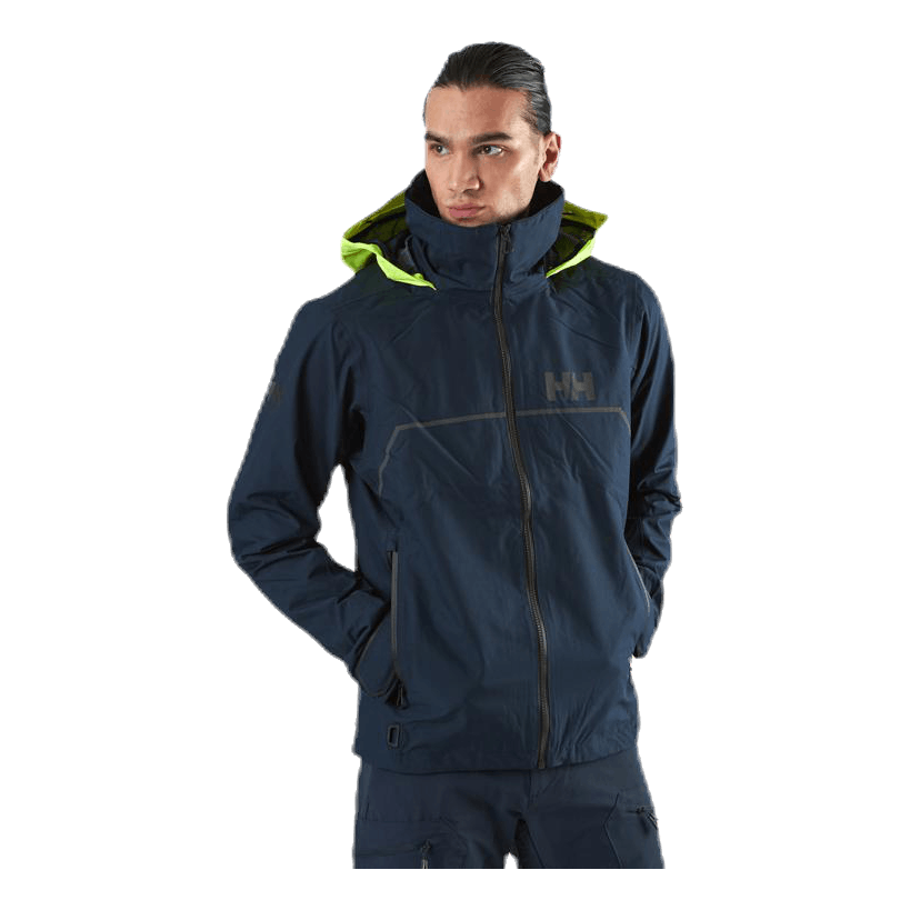 Light blue top helly hansen jacket