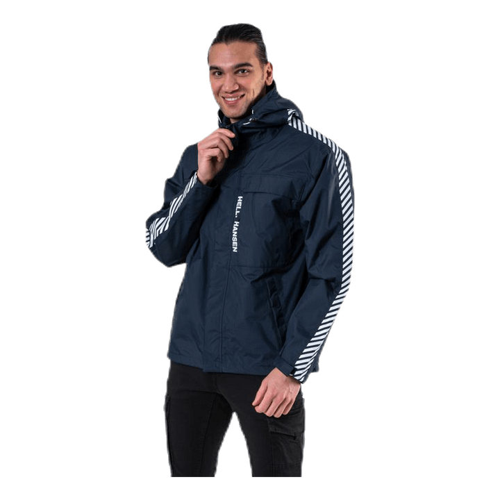 Vector Packable Rain Jacket Blue