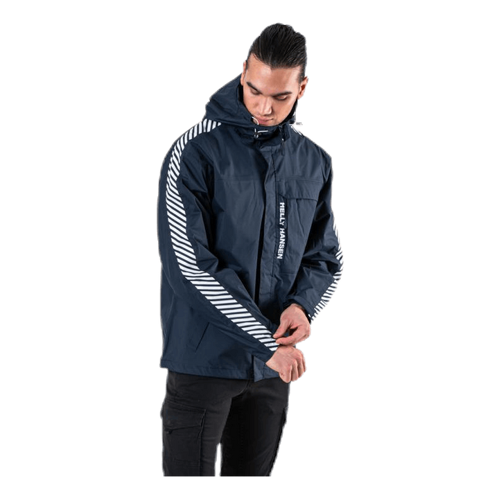 Vector Packable Rain Jacket Blue