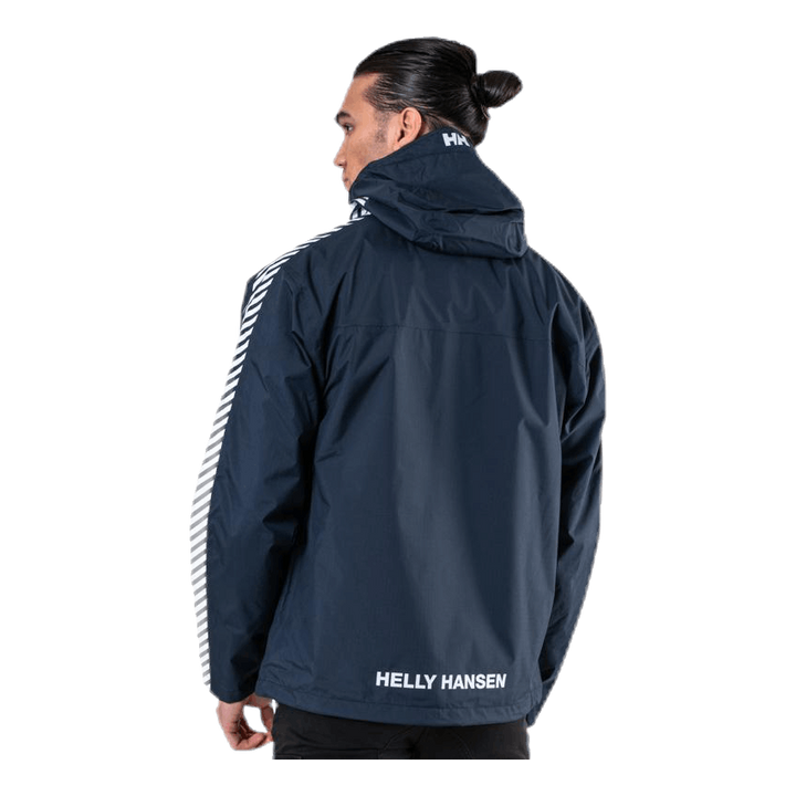 Vector Packable Rain Jacket Blue