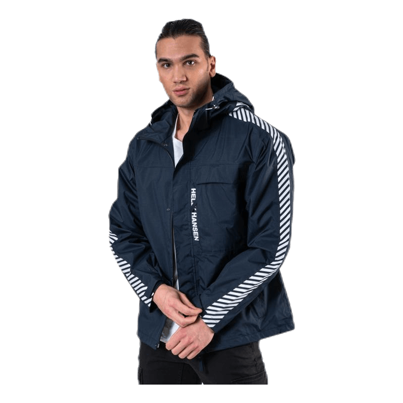 Vector Packable Rain Jacket Blue