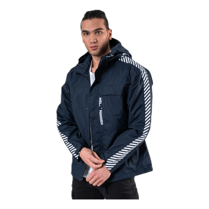 Vector Packable Rain Jacket Blue