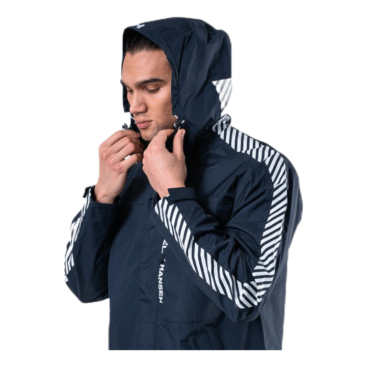 Vector Packable Rain Jacket Blue