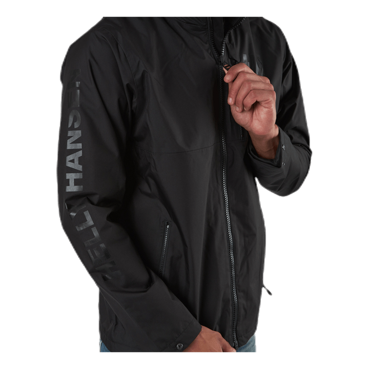 Active Hooded Midlayer Jacket Black