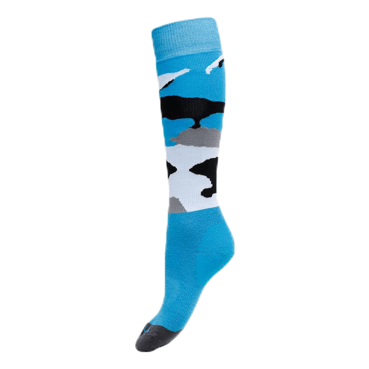 Camo Ski Sock Blue