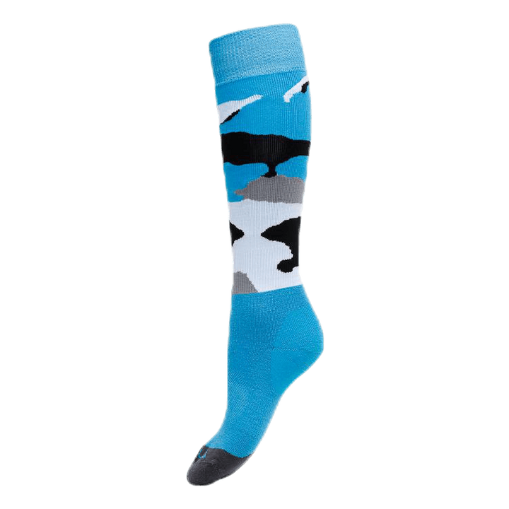 Camo Ski Sock Blue