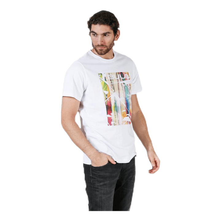 Palm Tee White