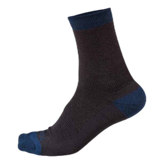 Retro Wool Sock 2pk Blue