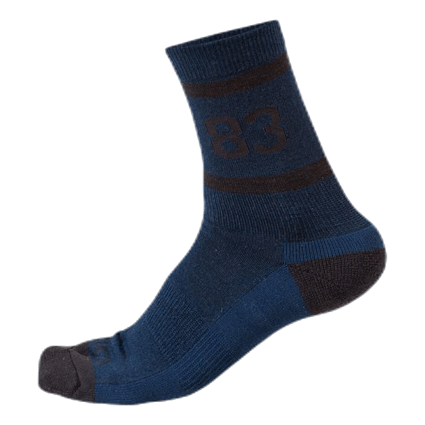 Retro Wool Sock 2pk Blue