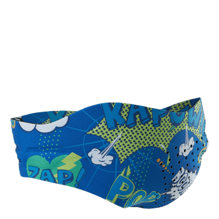 Jr Printed Facemask Blue