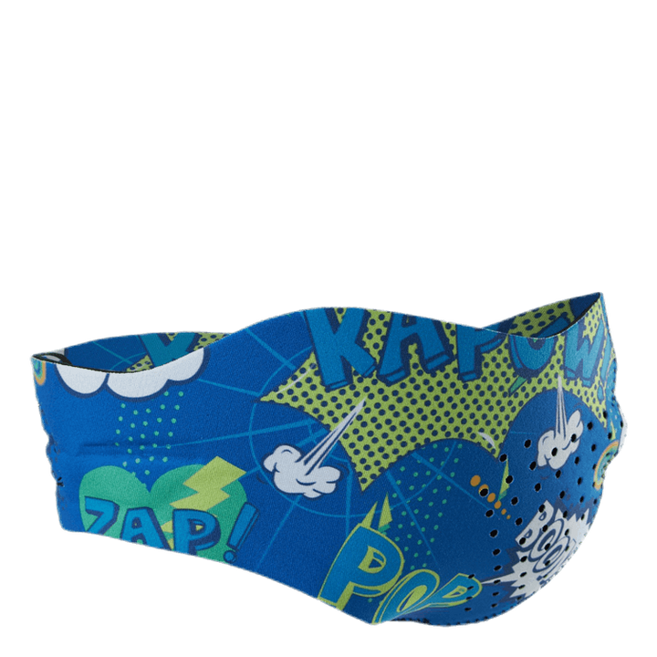 Jr Printed Facemask Blue