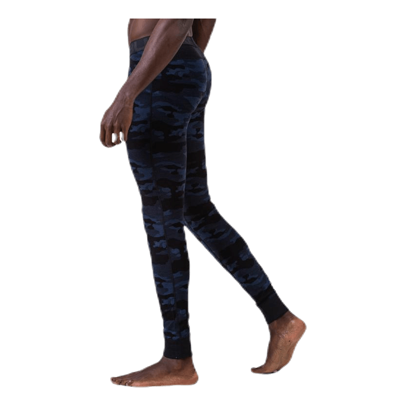 Camo Merino Wool Pant Blue