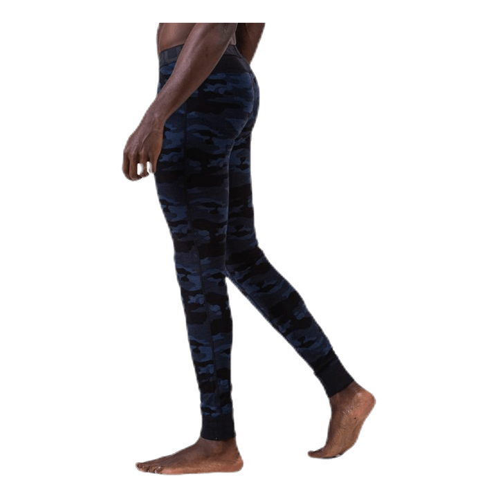 Camo Merino Wool Pant Blue