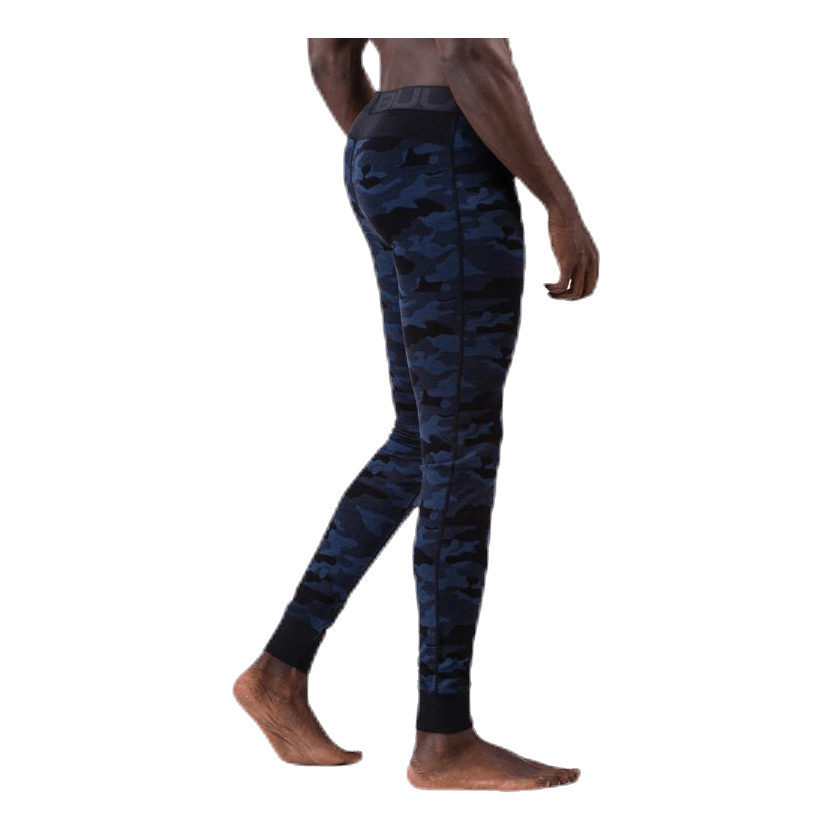 Camo Merino Wool Pant Blue