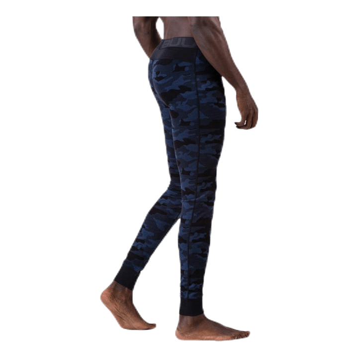 Camo Merino Wool Pant Blue