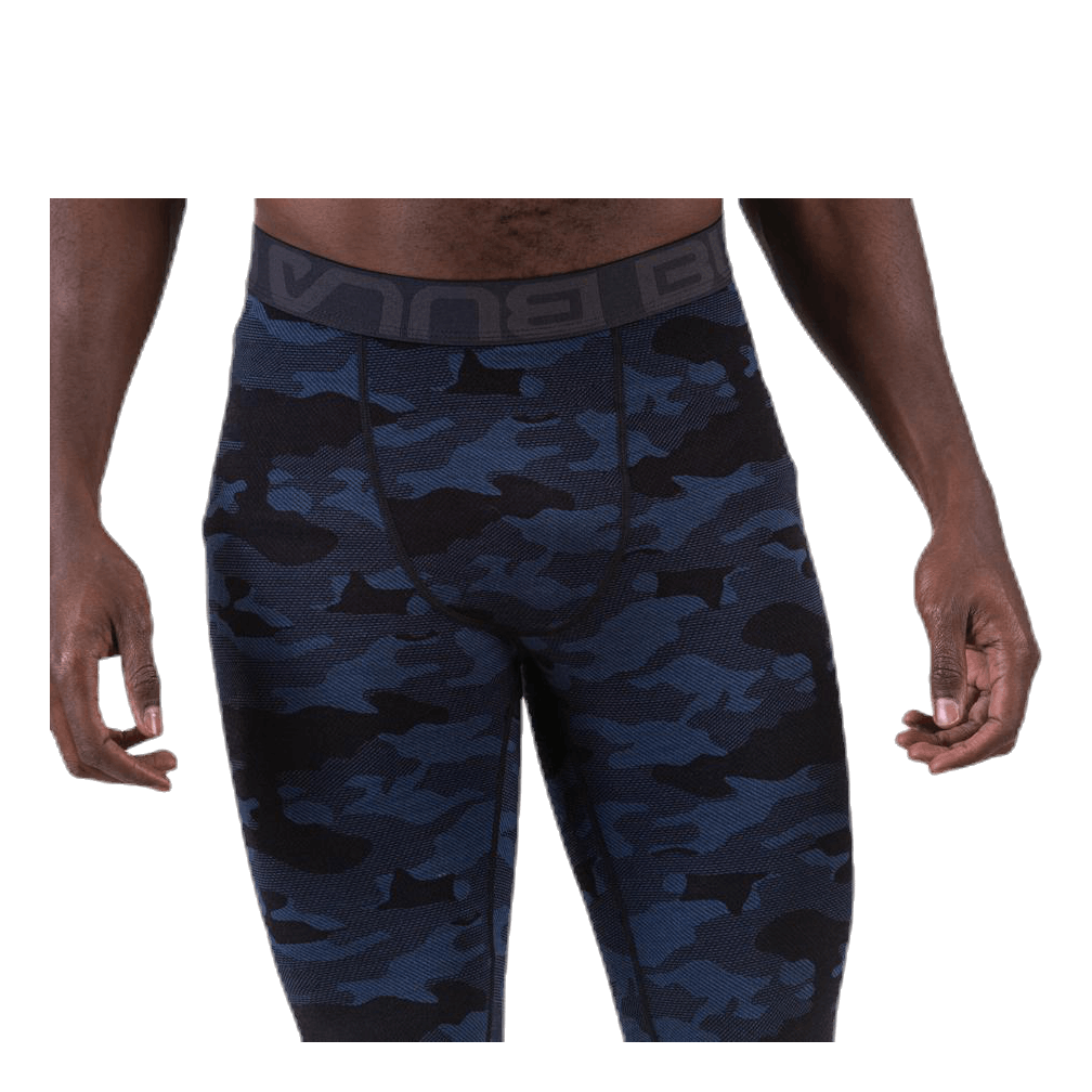 Camo Merino Wool Pant Blue