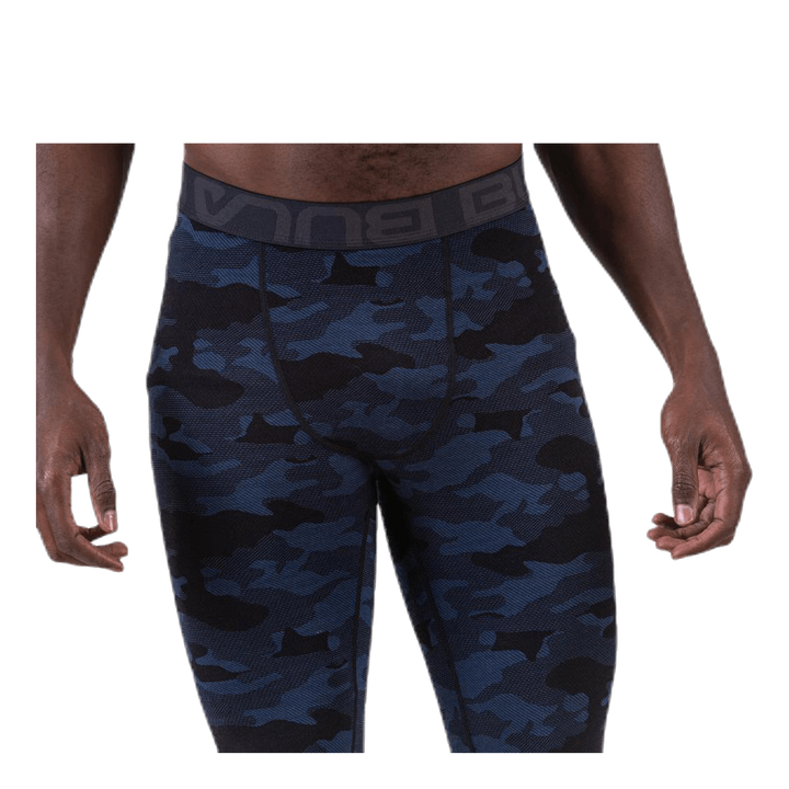 Camo Merino Wool Pant Blue