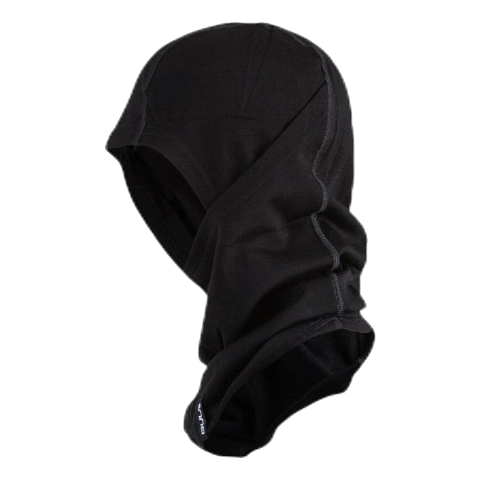 Wool Convertible Balaclava Black