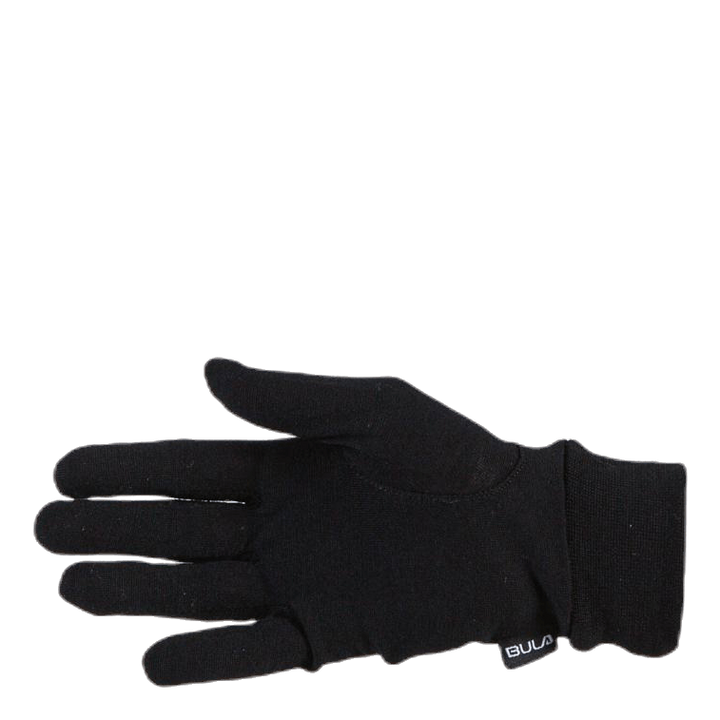 Wool Glove Liner  Black