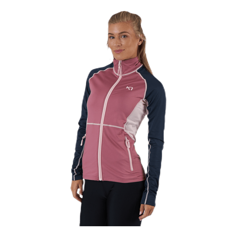 Mia Full Zip Shirt Pink