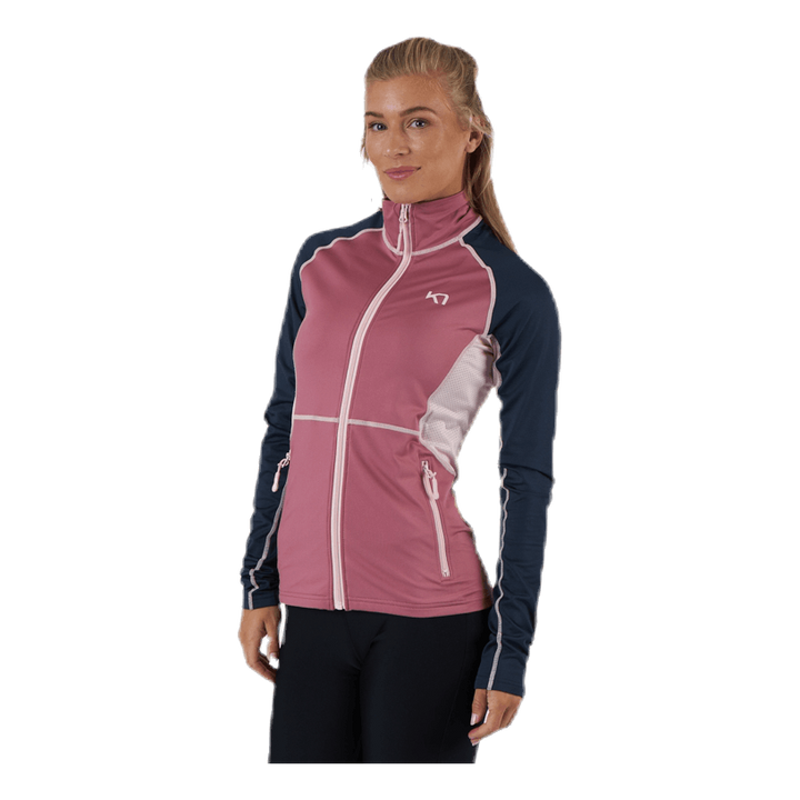 Mia Full Zip Shirt Pink