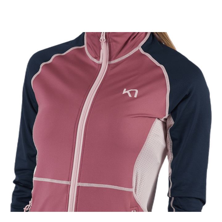 Mia Full Zip Shirt Pink