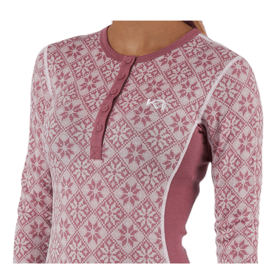 Rose Long Sleeve Shirt Pink