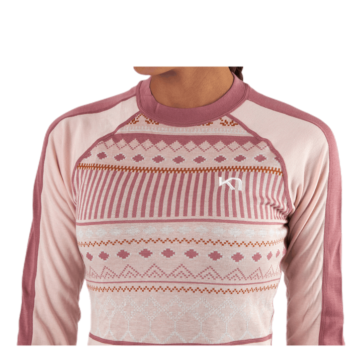 Perle Long Sleeve Shirt Pink