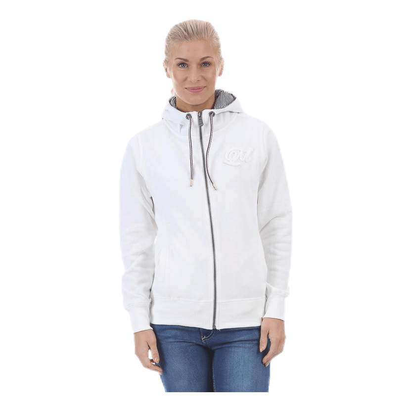 Otterö Zip Hood White