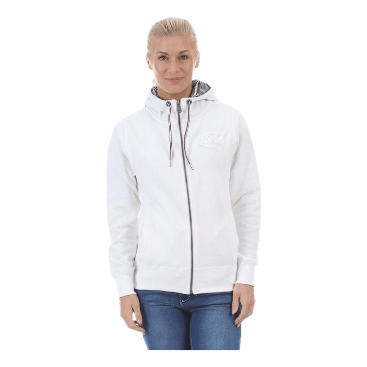 Otterö Zip Hood White