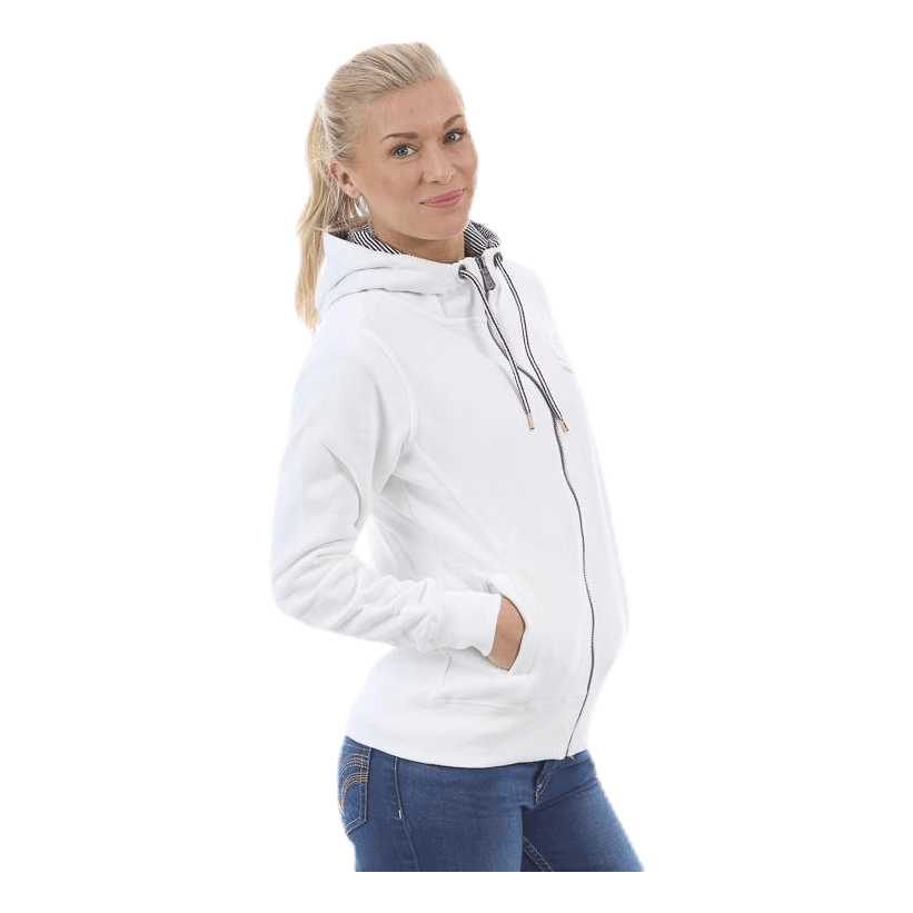 Otterö Zip Hood White