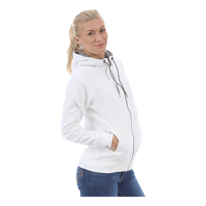 Otterö Zip Hood White