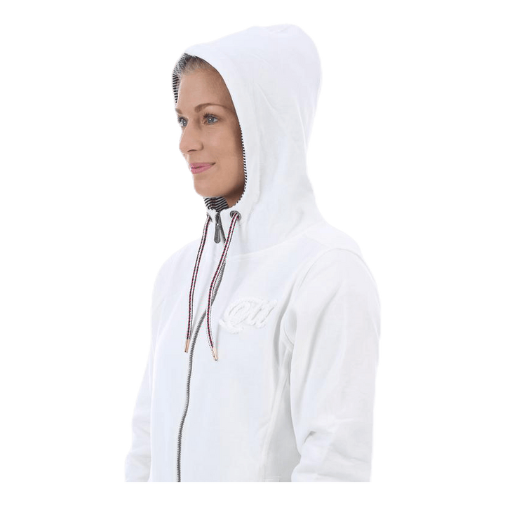 Otterö Zip Hood White