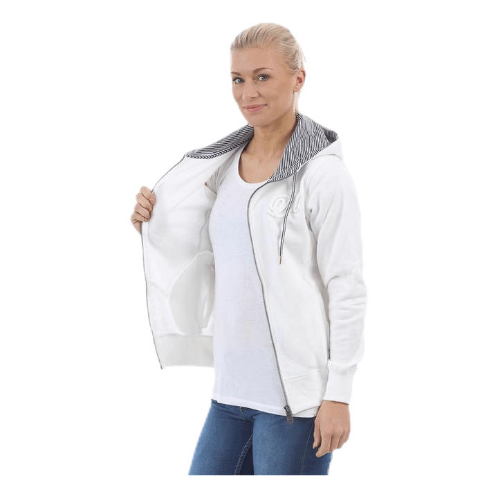 Otterö Zip Hood White