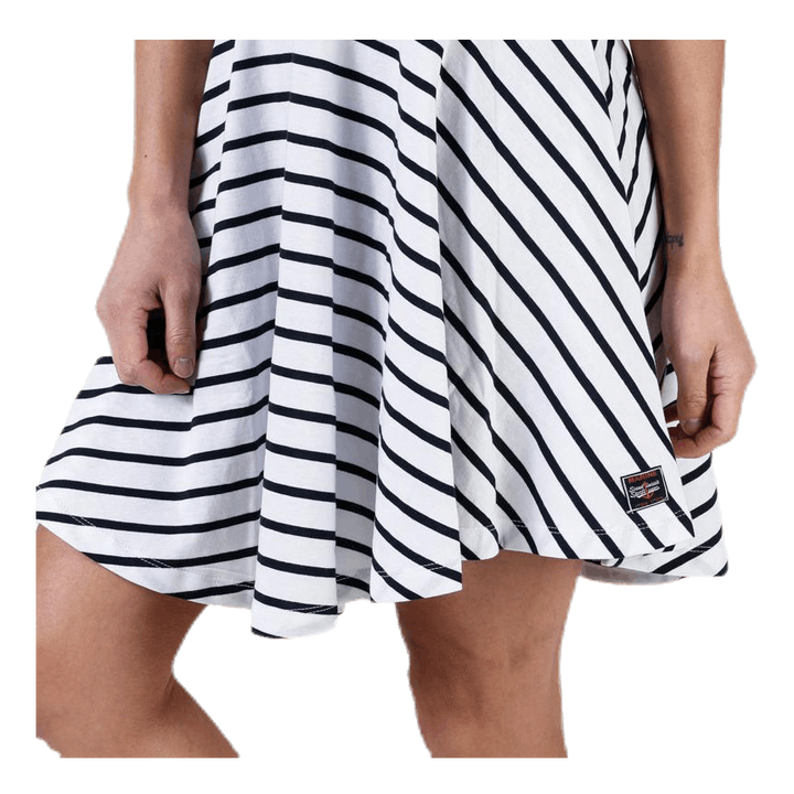 Palermo Dress Blue/White