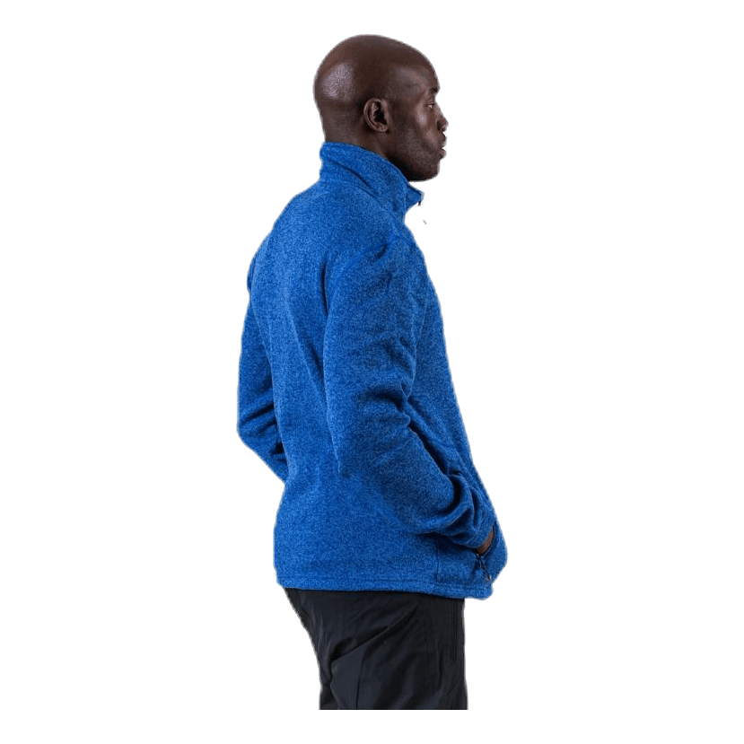 Richard Melange Fleece Jacket Blue