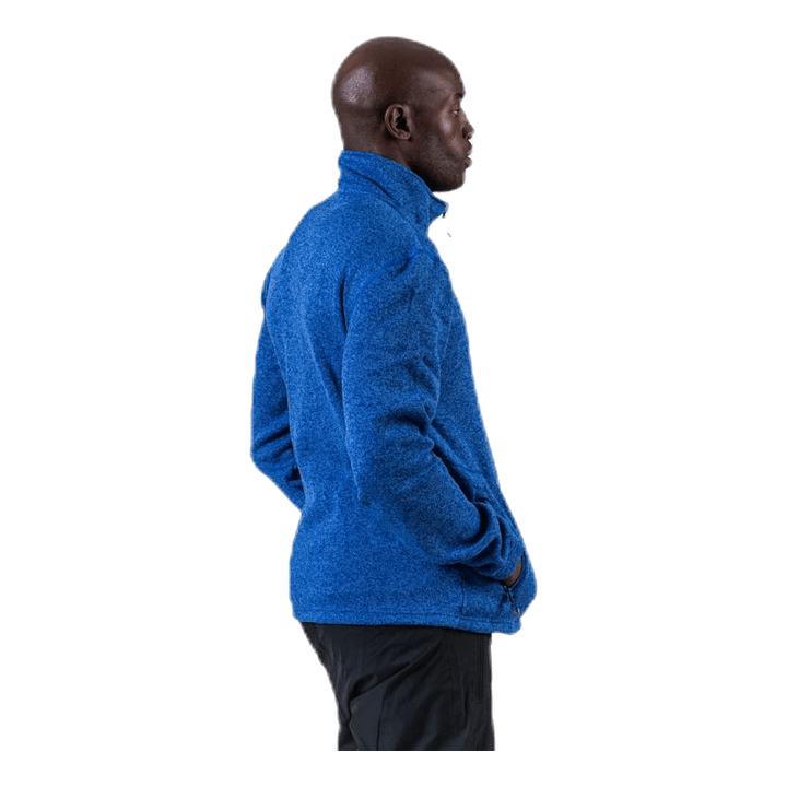 Richard Melange Fleece Jacket Blue