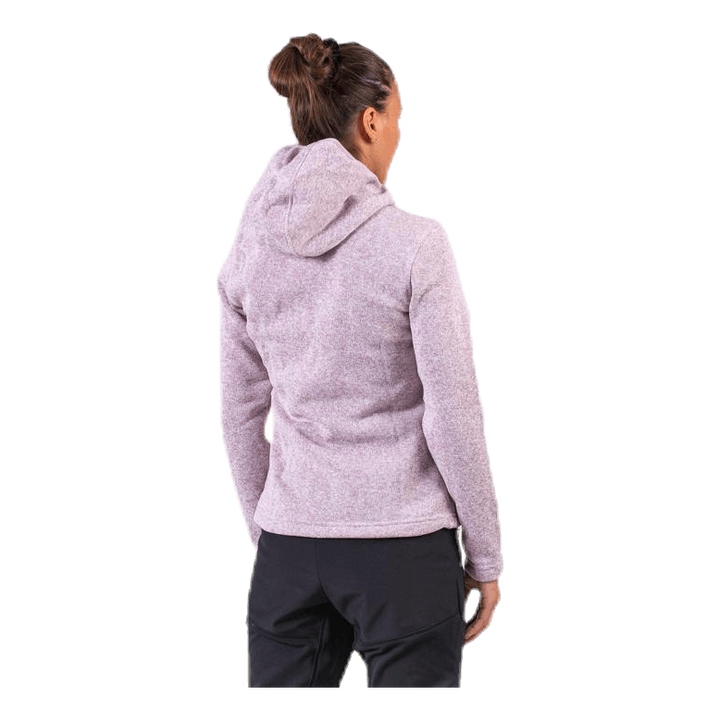 Demta Melange Fleece Jacket Pink