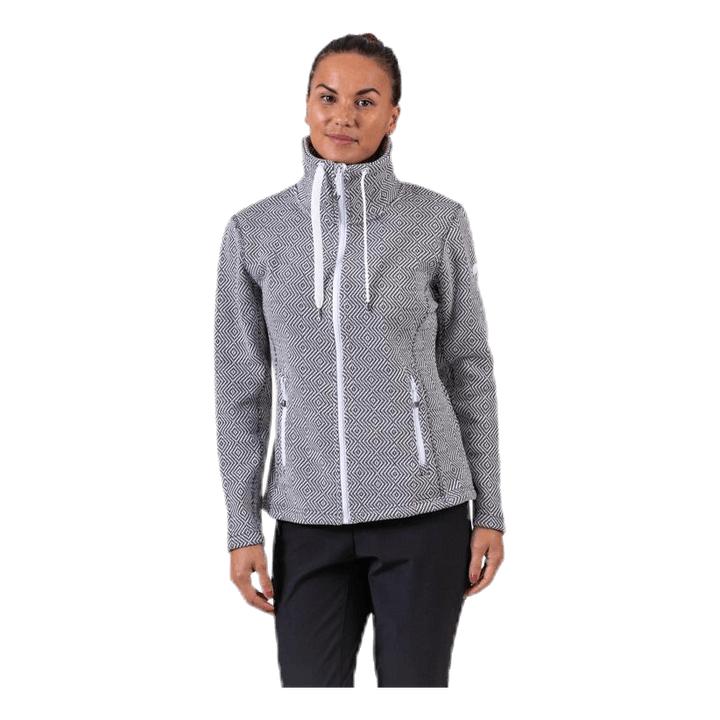 Freida Melange Fleece Jacket Grey