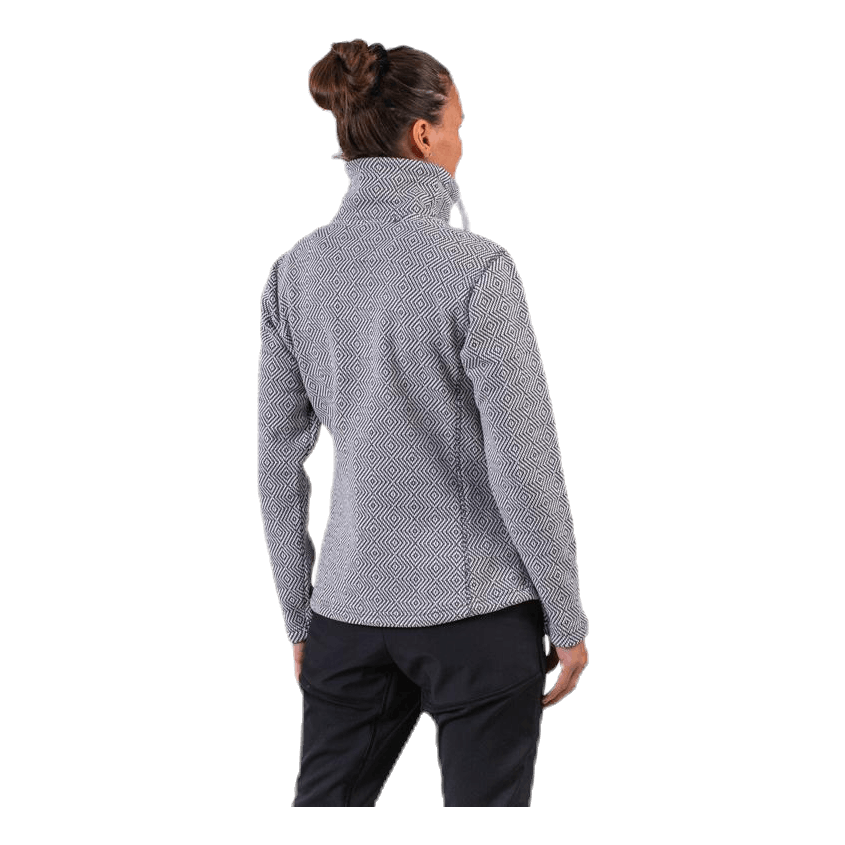 Freida Melange Fleece Jacket Grey