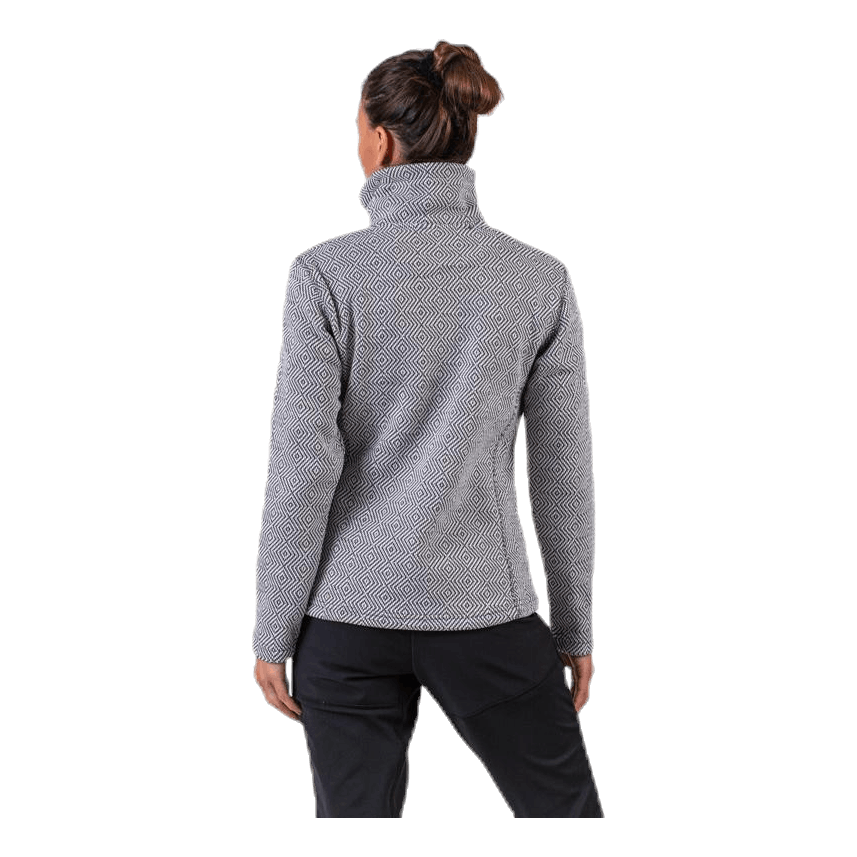 Freida Melange Fleece Jacket Grey