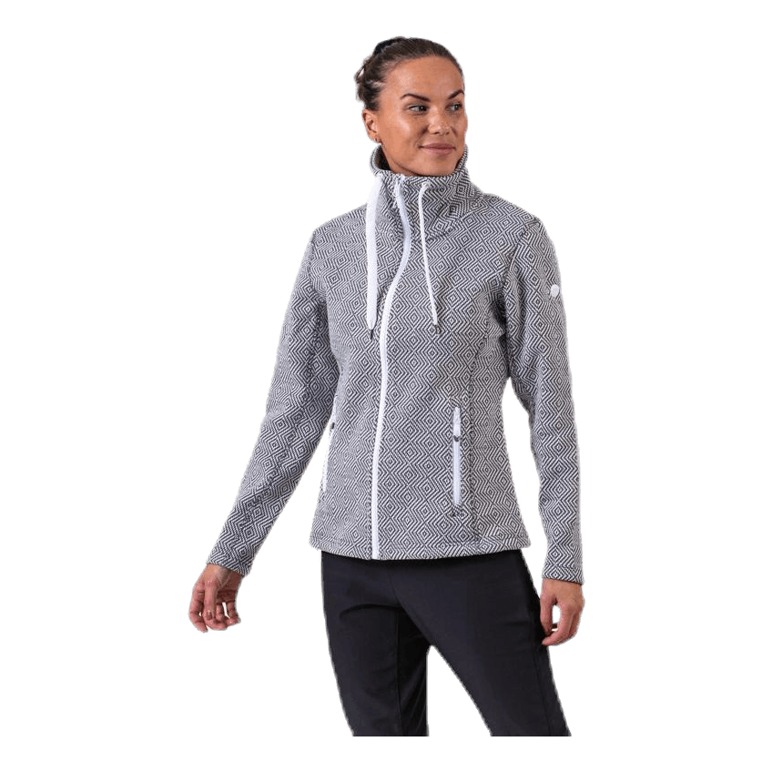 Freida Melange Fleece Jacket Grey