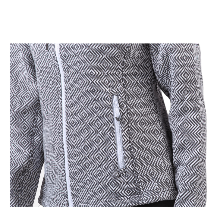 Freida Melange Fleece Jacket Grey
