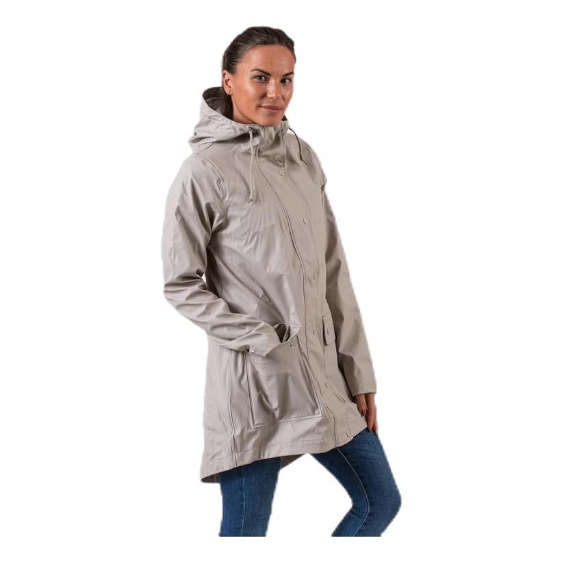 Saga Rain Jacket Beige