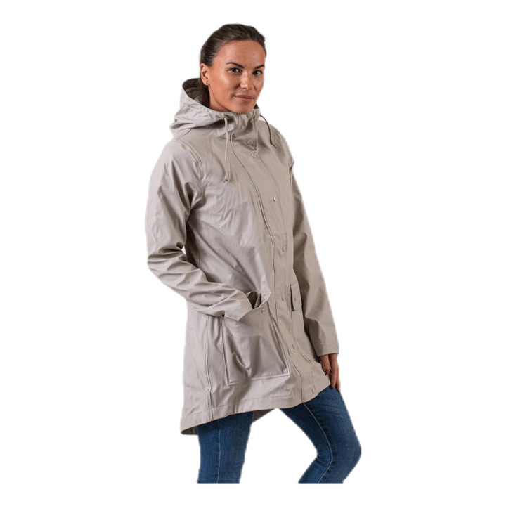 Saga Rain Jacket Beige